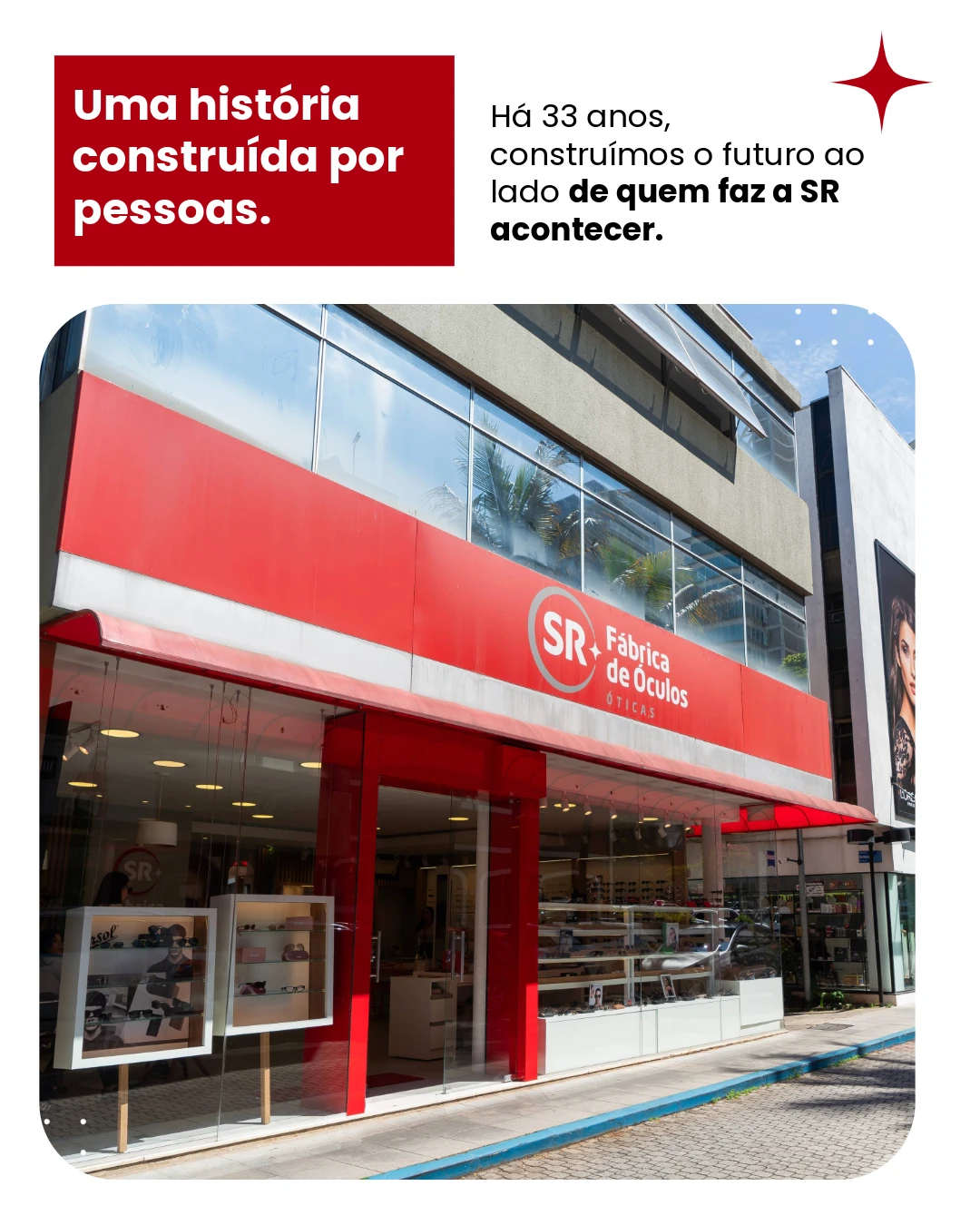 Uma história construída por pessoas. Há 33 anos, construímos o futuro ao lado de quem faz a SR acontecer.